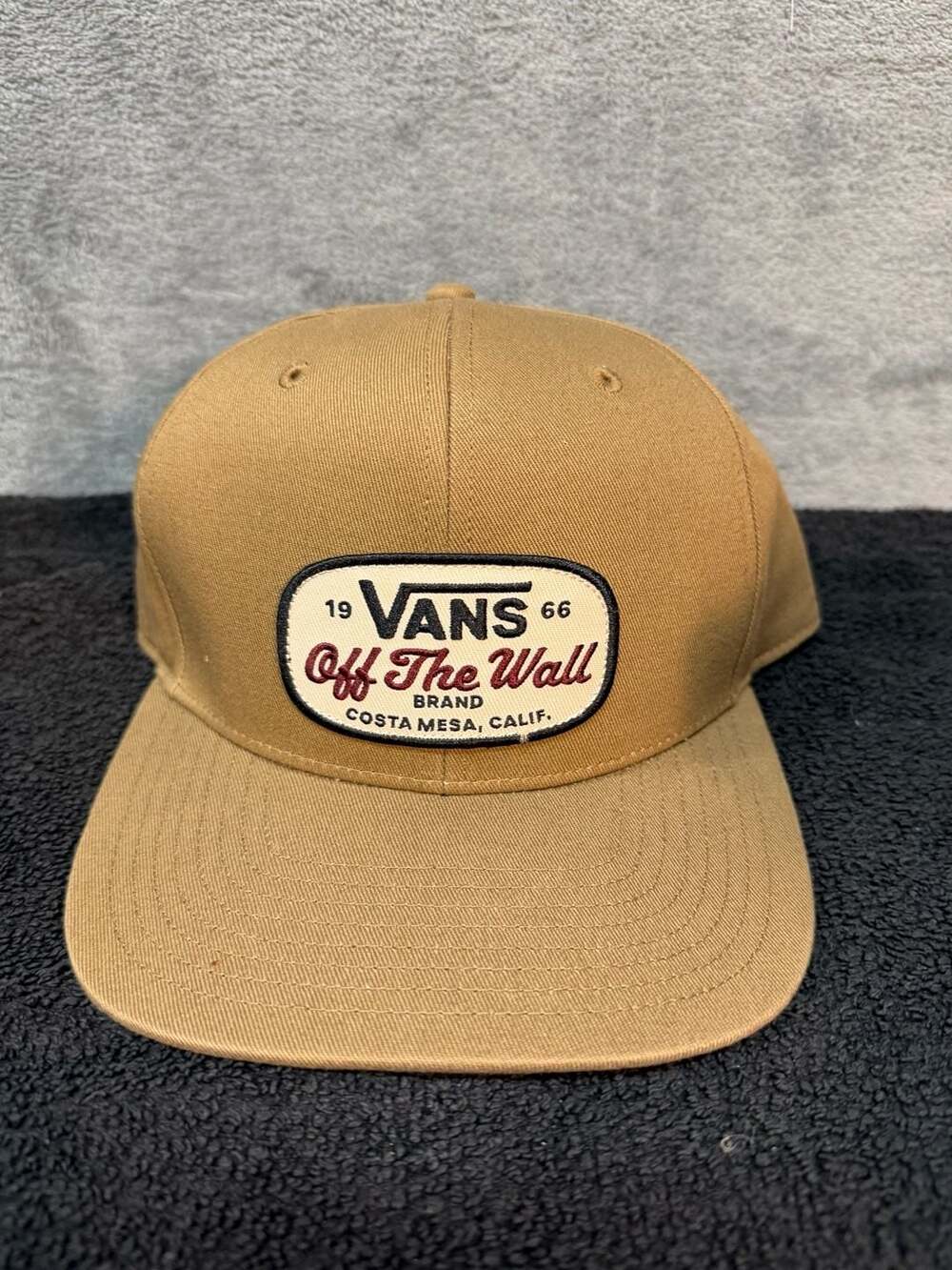 Vans Full Patch Snapback Hat Brown Canvas